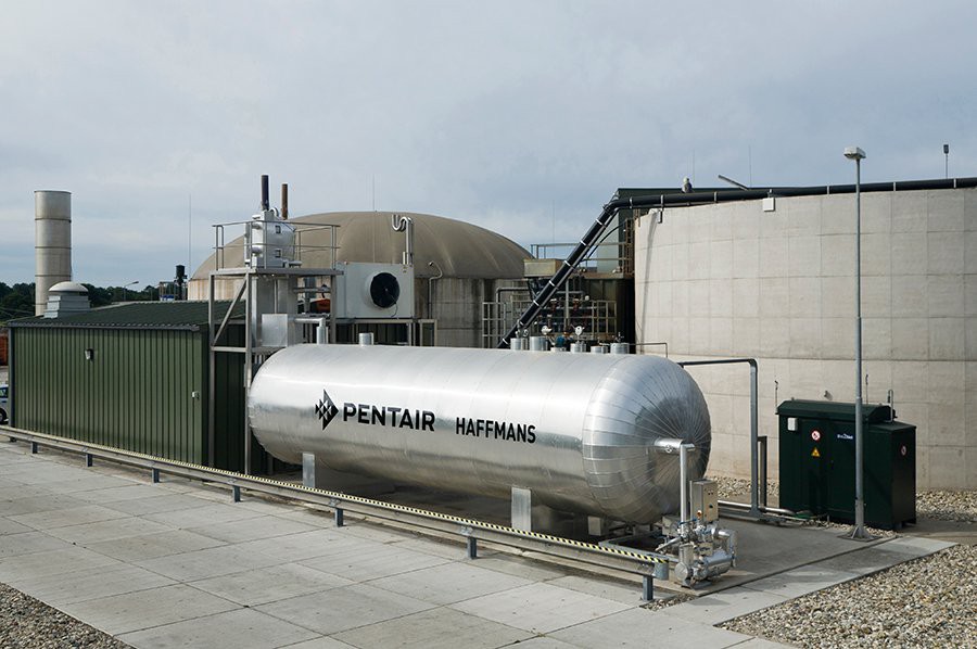 Ecofules Pentair biogas upgrading case study